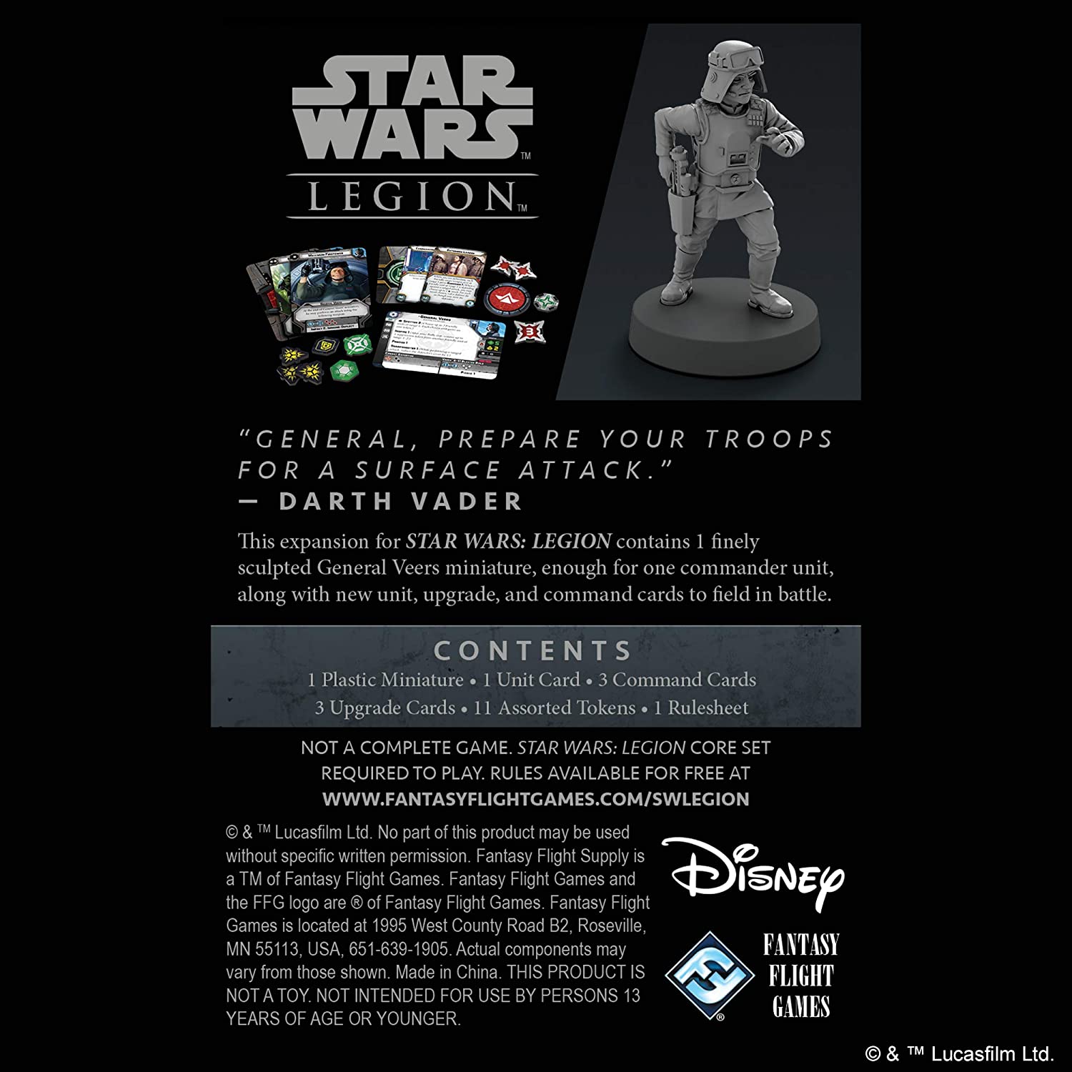 Star Wars Legion General Veers Commander Expansion - Image 4