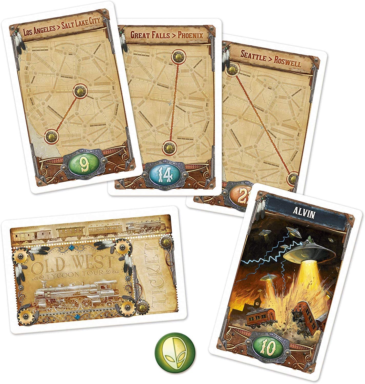 Ticket to Ride France/Old West Map 6 - Image 2