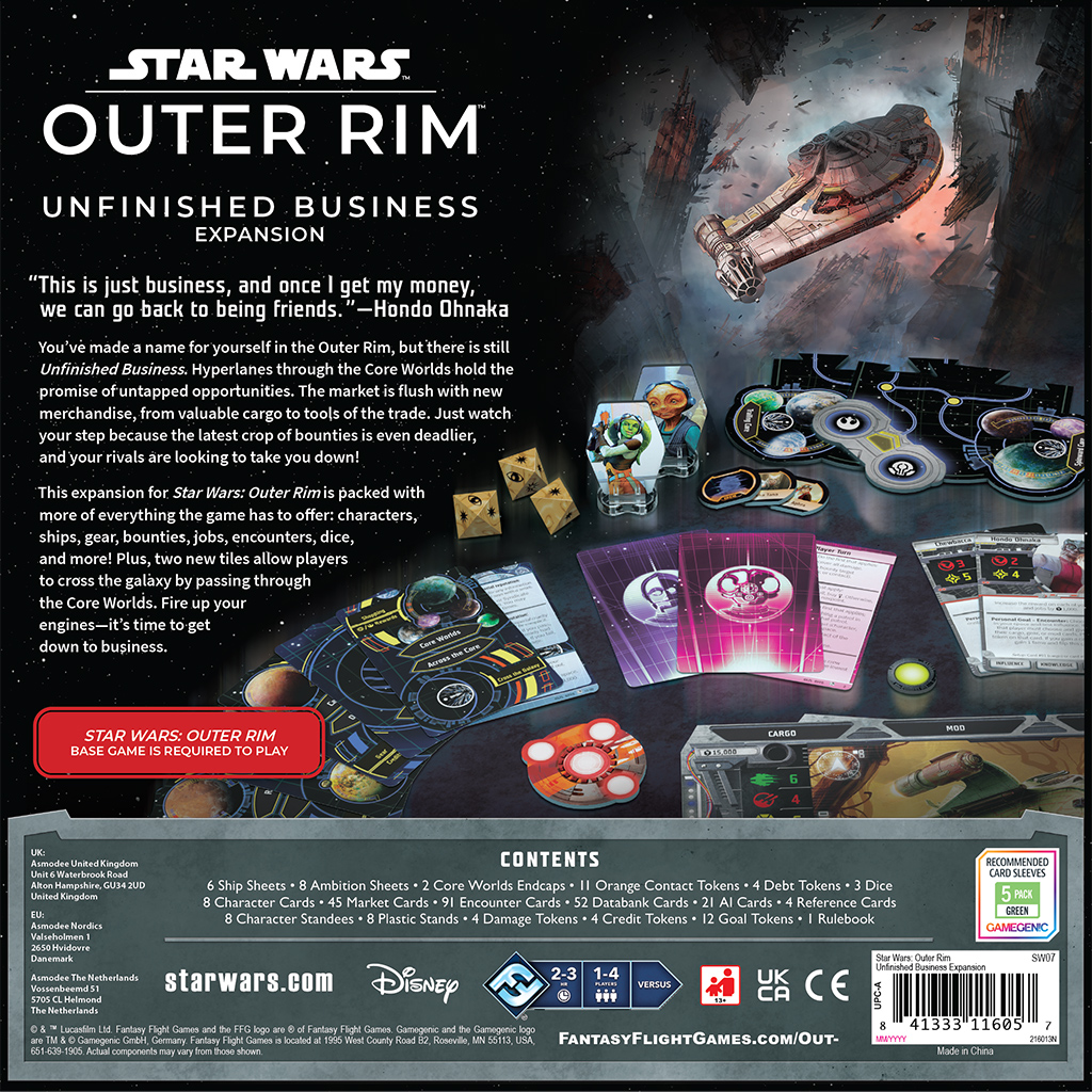 Star Wars Outer Rim Unfinished Business Expansion - Image 2