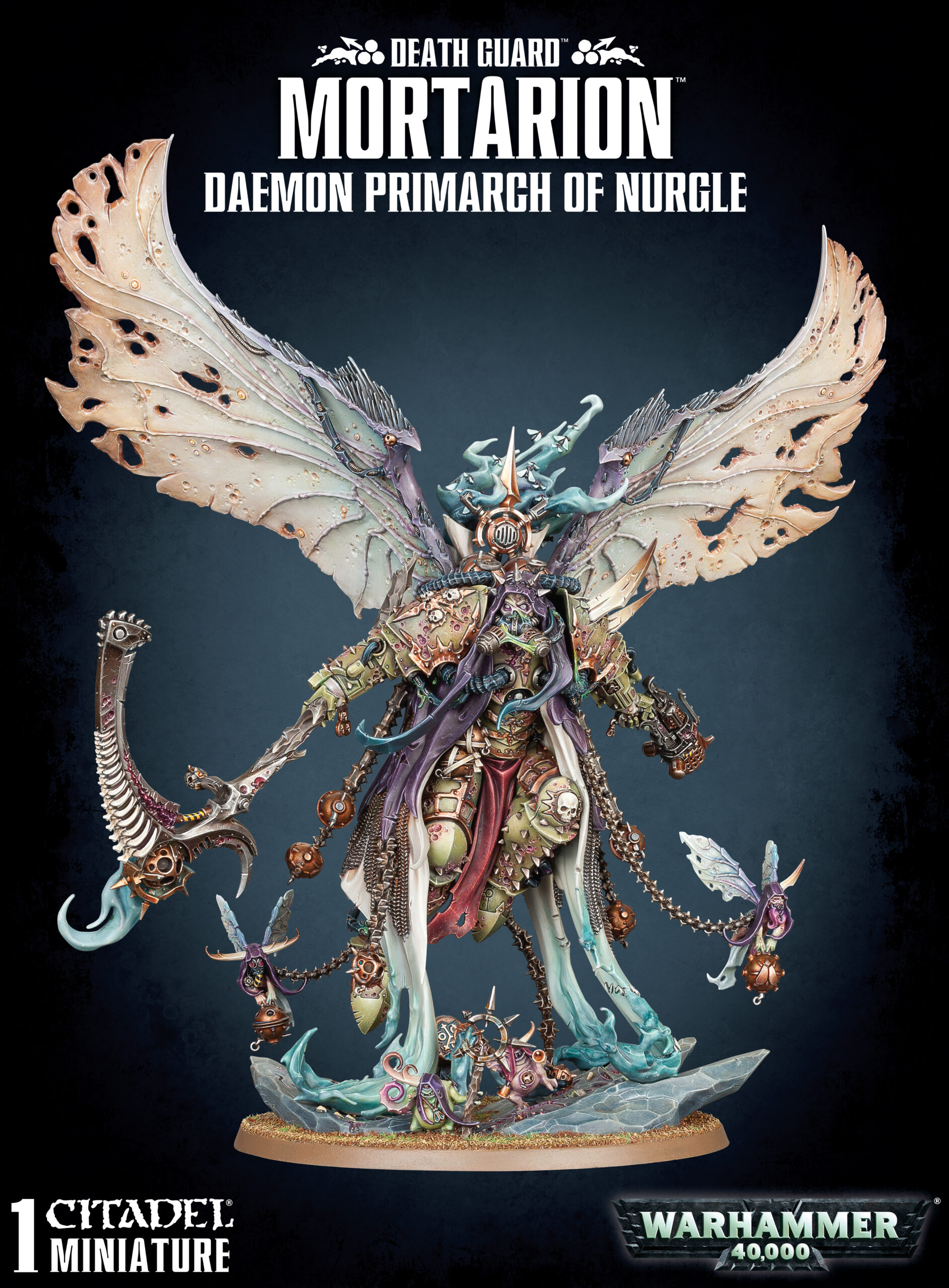GW Warhammer 40k Death Guard Mortarion Daemon Primarch of Nurgle