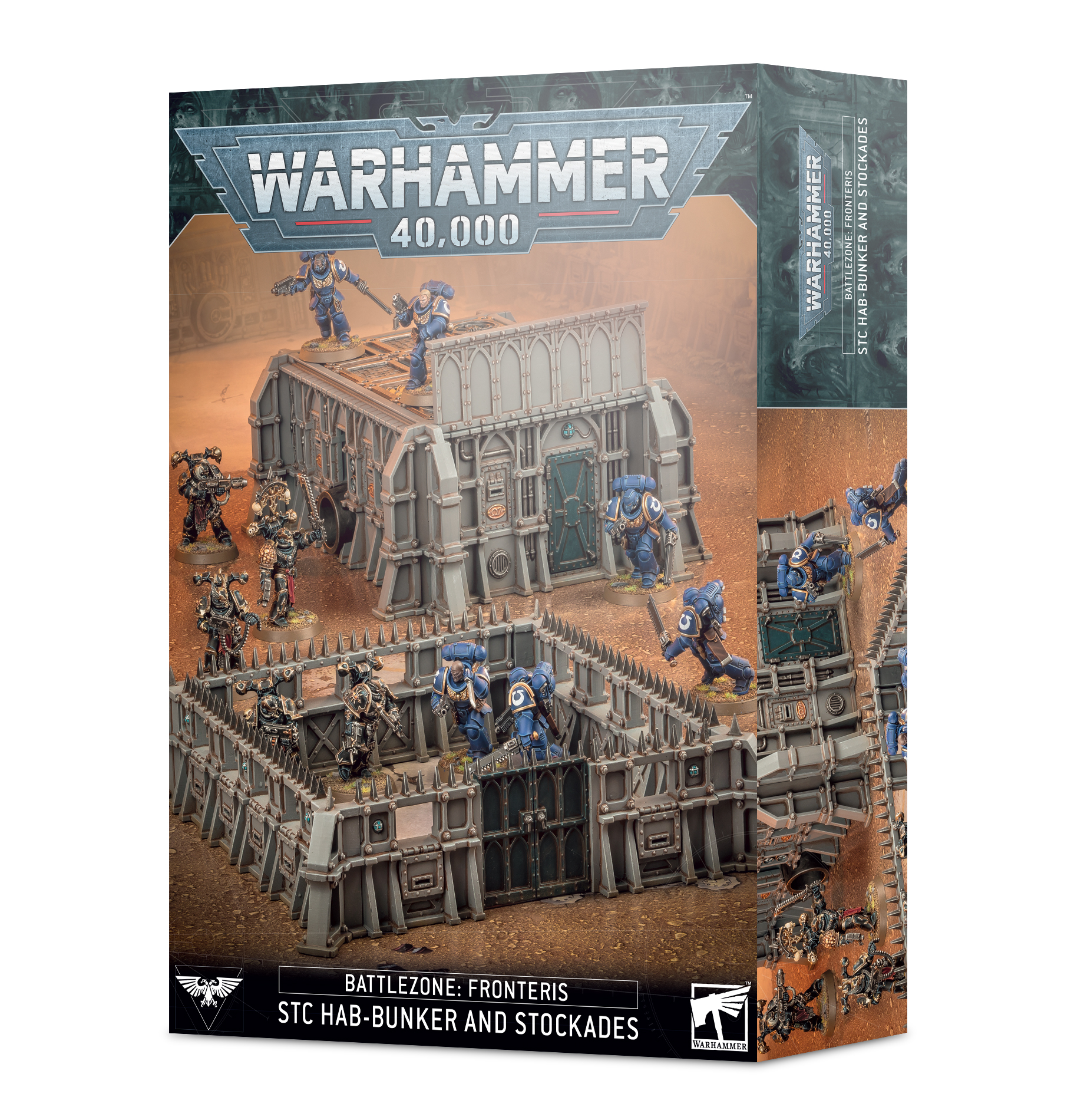 GW Warhammer 40k Battlezone Fronteris STC Hab-Bunker and Stockades