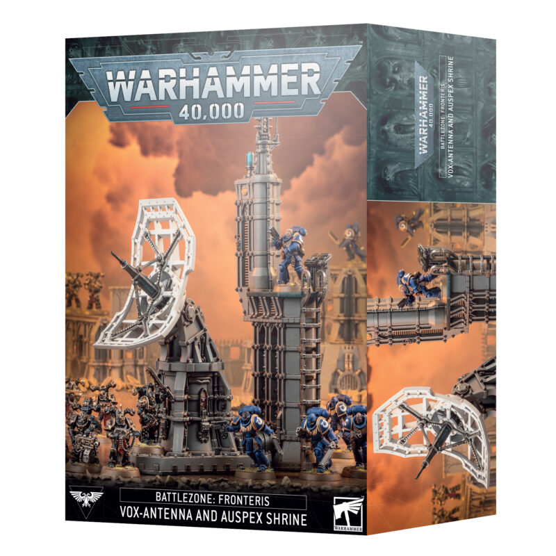 GW Warhammer 40k Battlezone Fronteris Vox-Antenna and Auspex Shrine