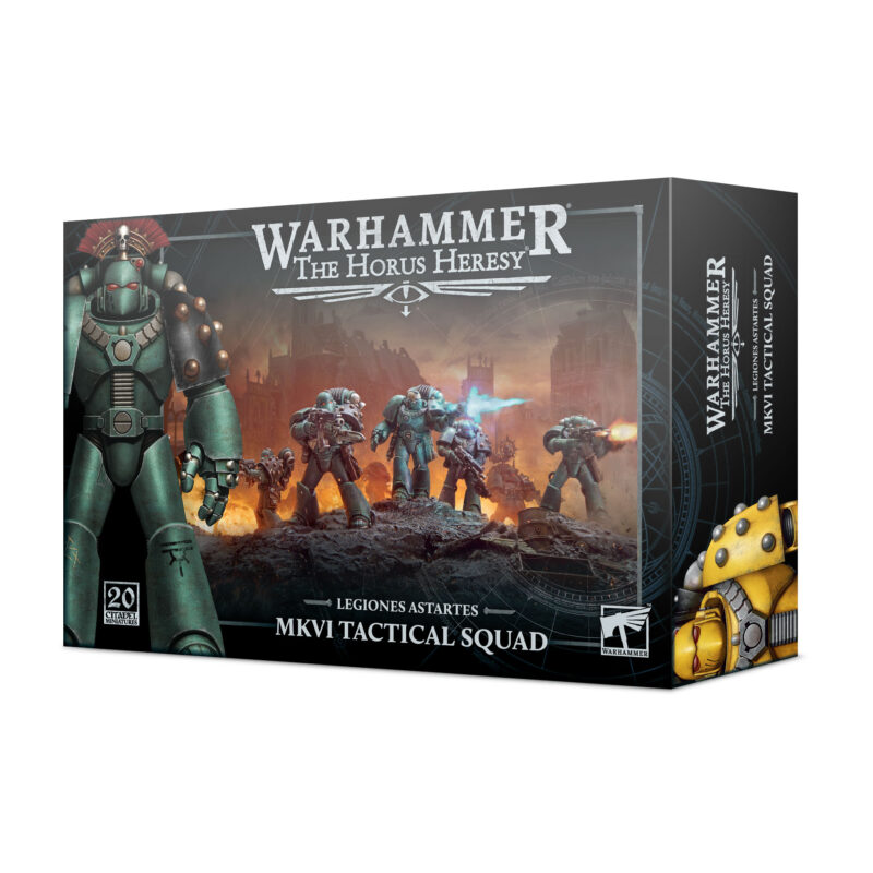 Games Workshop Warhammer The Horus Heresy Legiones Astartes MKVI Tactical Squad
