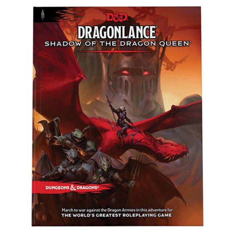 D&D Dragonlance Shadow of the Dragon Queen Regular Art Cover