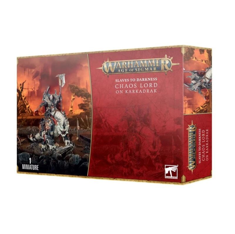 GW Age of Sigmar Slaves to Darkness Chaos Lord on Karkadrak 3rd Edition