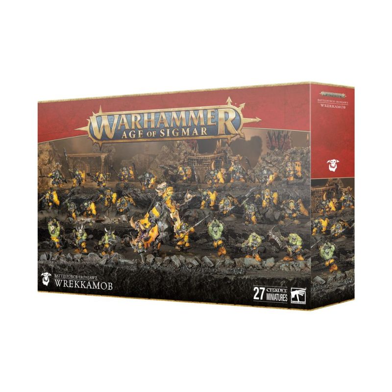 Age of Sigmar Ironjawz Wrekkamob Battleforce Box