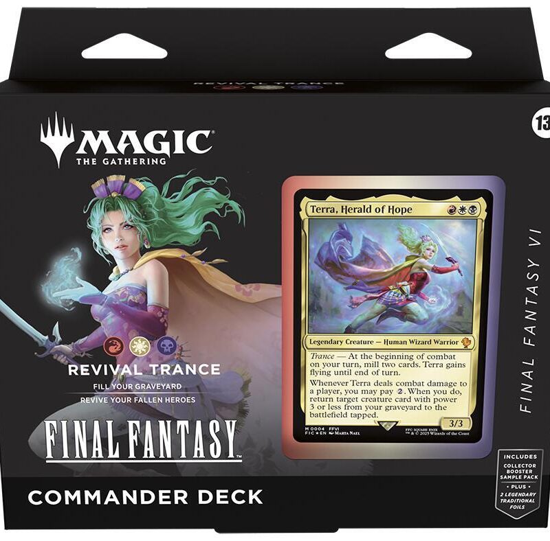 MTG Universes Beyond Commander - Final Fantasy VI - Revival Trance