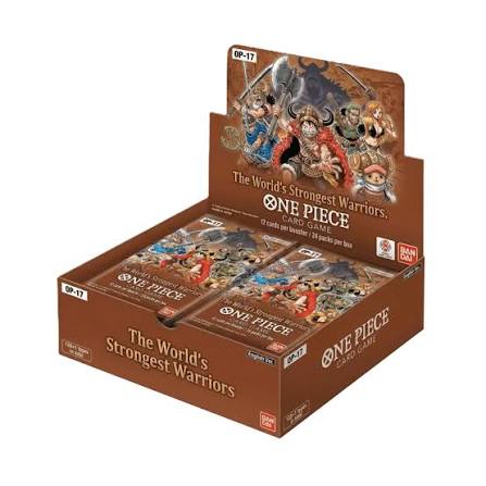 ONE PIECE TCG OP-17 The World's Strongest Warriors FACTORY SEALED CASE